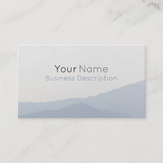 Gebirge Visitenkarte