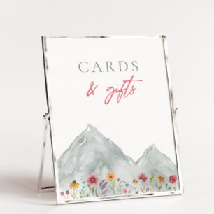 Gebirge Wildblume Karten und Geschenke Zeichen