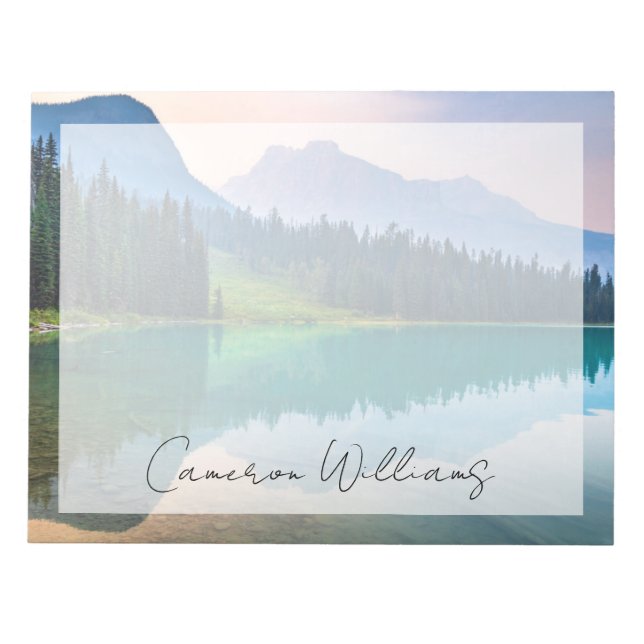 Gebirge | Yoho National Park, British Columbia Notizblock (Vorderseite)