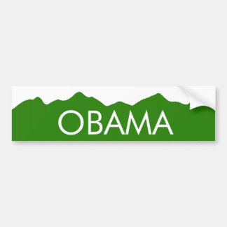 Gebirgsaufkleber Colorados Obama Autoaufkleber