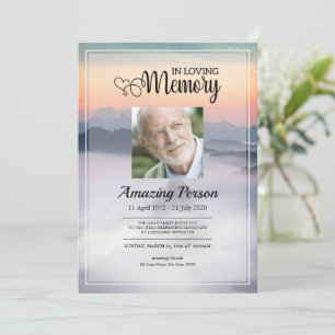 Gebirgsbeerdigung Dienstorden Einladung