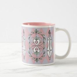 Gebirgsdulcimer-Tassen-Flieder Zweifarbige Tasse