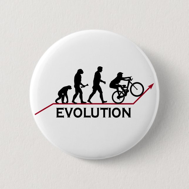 Gebirgsfahrrad-Evolution Button (Vorderseite)