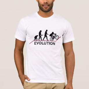Gebirgsfahrrad-Evolutions-T - Shirt