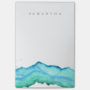 Gebirgsfarbe INDIVIDUELLE NAME Post-it Klebezettel