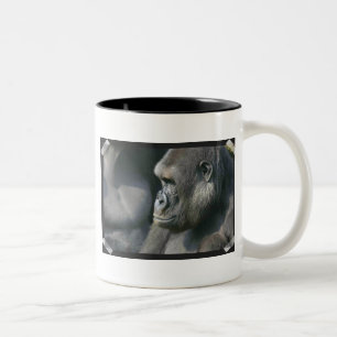 Gebirgsgorilla-Kaffee-Tasse Zweifarbige Tasse