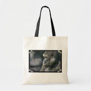 Gebirgsgorilla-kleine Leinwand-Taschen-Tasche Tragetasche