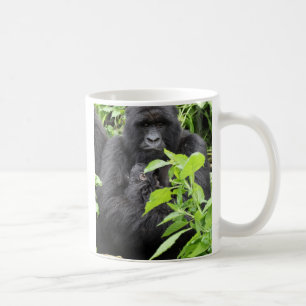 Gebirgsgorillamutter u. -baby tasse