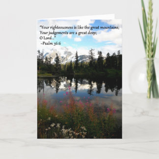 Gebirgsgrußkarte Karte