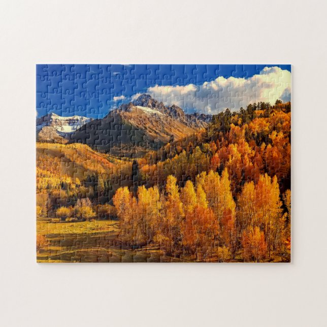 Gebirgsherbst GoldAspen Colorado Puzzle (Horizontal)