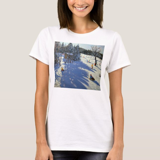 Gebirgshütte Morzine T-Shirt (Vorderseite)