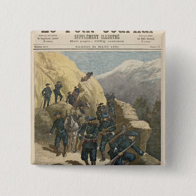 Gebirgsinfanteristen Button (Vorderseite)