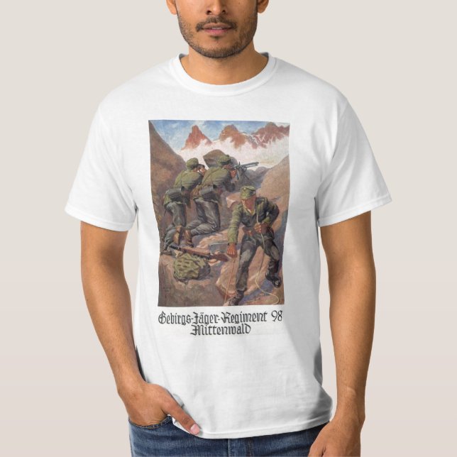 Gebirgsjägerregiment T-Shirt (Vorderseite)