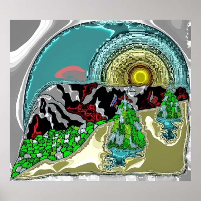 Gebirgskette 14 poster (Vorne)