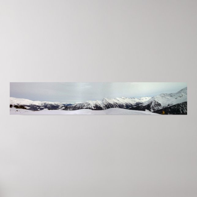 Gebirgskette Poster (Vorne)