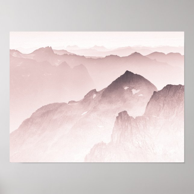 Gebirgskette Poster (Vorne)
