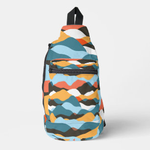 Gebirgskette Wellen Kosmetische Tasche