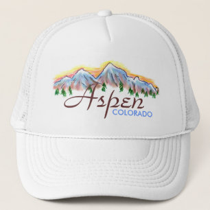 Gebirgskunsthut Aspen Colorado Truckerkappe