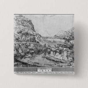 Gebirgslandschaft Button