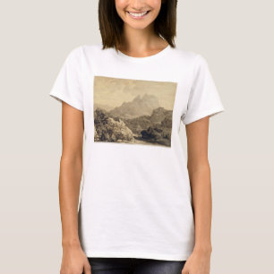 Gebirgslandschaft, c.1780 (Grau und Braunwäsche T-Shirt