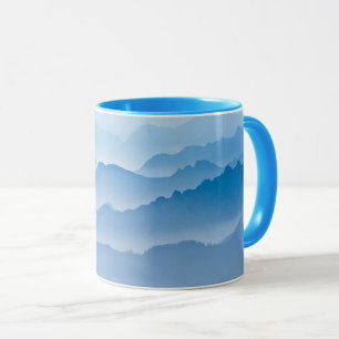 Gebirgslandschaft die Schweiz Tasse