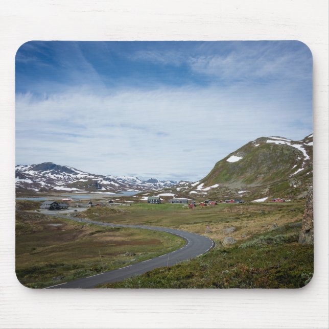 Gebirgslandschaft in Norwegen mousepad (Vorne)