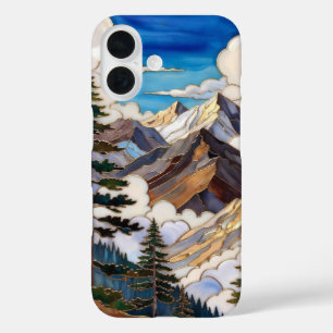Gebirgslandschaft iPhone-Hülle Natur Szenerie-Desi iPhone 16 Hülle
