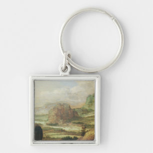 Gebirgslandschaft Schlüsselanhänger