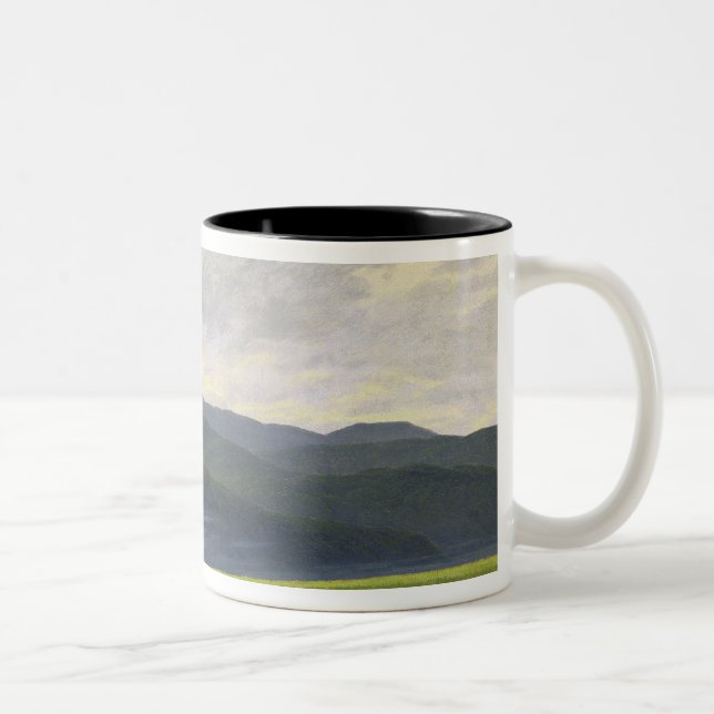 Gebirgslandschaft Zweifarbige Tasse (Rechts)