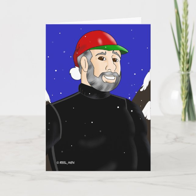 Gebirgsmann-Feiertag Feiertagskarte (Vorderseite)