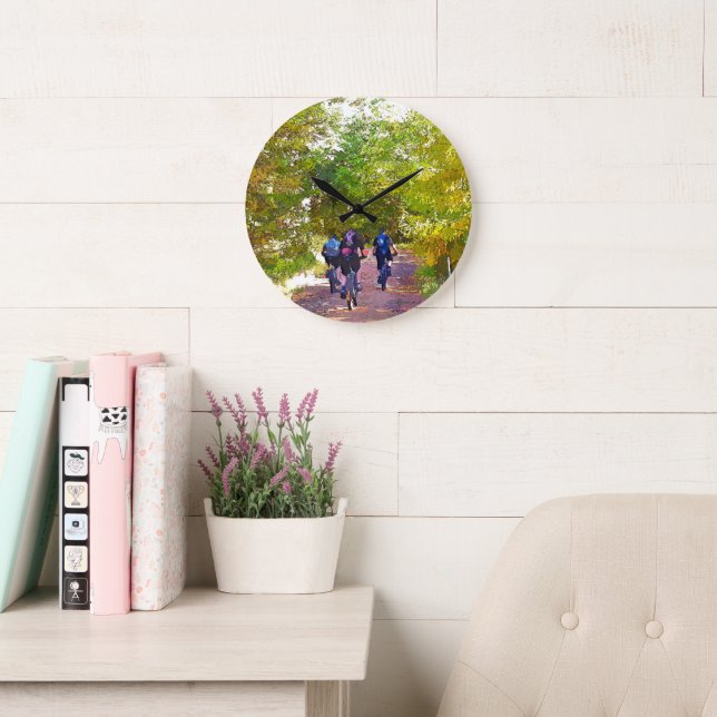 GEBIRGSradfahren Große Wanduhr (Lesesaal)