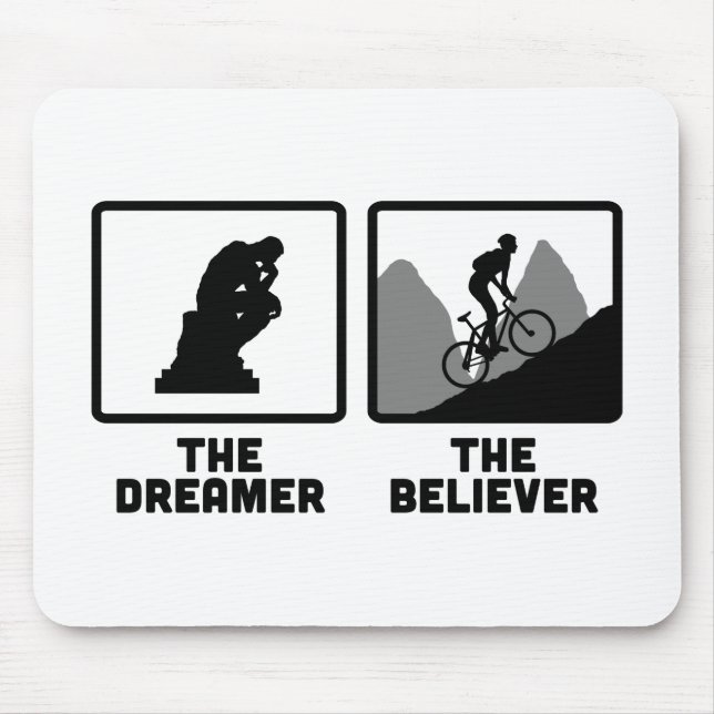 Gebirgsradfahren Mousepad (Vorne)