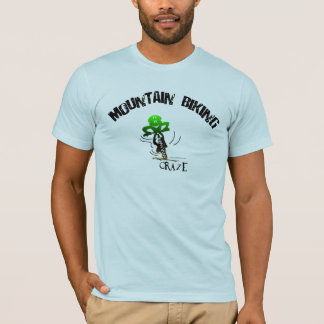 GEBIRGSradfahrender VERRÜCKTHEIT T-Shirt