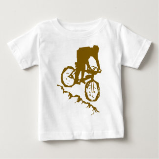 Gebirgsradfahrendes Fahrrad Baby T-shirt