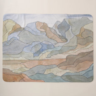Gebirgsregionen Aquarellbahn Printmedien Sherpadecke