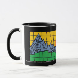 Gebirgssonnenuntergang Tasse