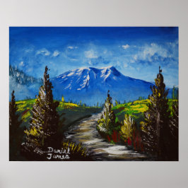 Gebirgsstraße Poster