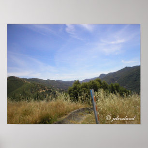 Gebirgsstraße Poster