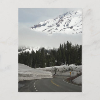 Gebirgsstraße Postkarte