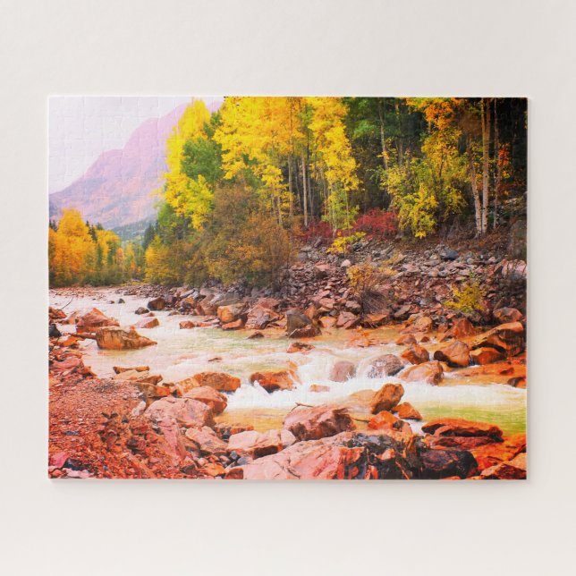 Gebirgsstrom Puzzle (Horizontal)