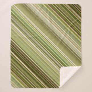 Gebirgswald Grüner und brauner Streifen Sherpadecke