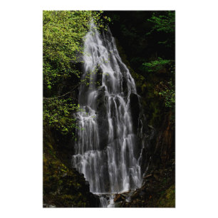 Gebirgswasserfall Fotodruck