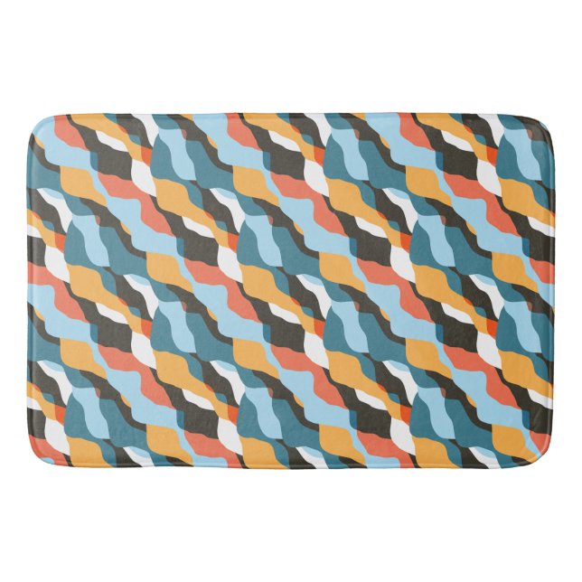Gebirgswellen Badematte (Vorderseite)