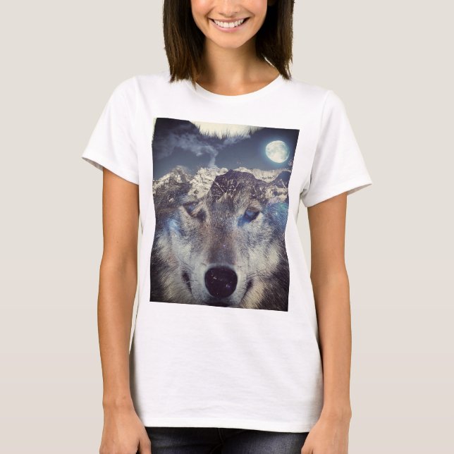Gebirgswolf T-Shirt (Vorderseite)