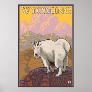 Gebirgsziege - Wyoming Poster