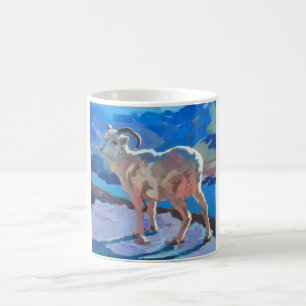 Gebirgsziegen-Berg von Träumen Tasse