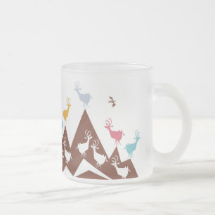 Gebirgsziegen Mattglastasse