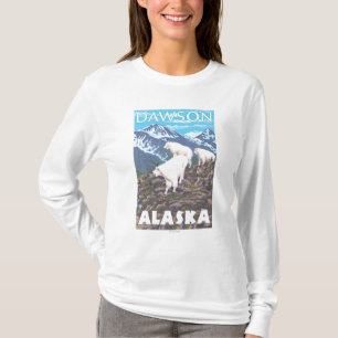 Gebirgsziegen-Szene - Dawson, Alaska T-Shirt