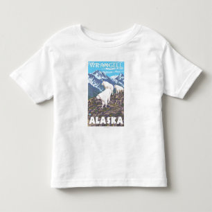 Gebirgsziegen-Szene - Wrangell, Alaska Kleinkind T-shirt