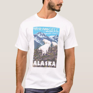 Gebirgsziegen-Szene - Wrangell, Alaska T-Shirt
